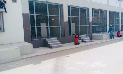 Paint Work at KE Hospital Grid
